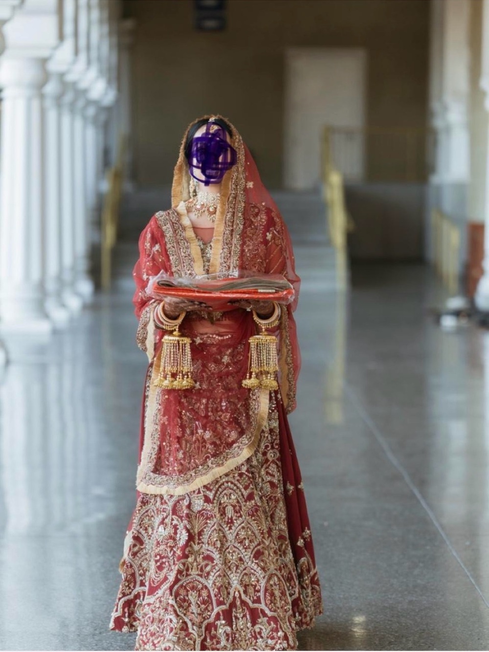 Traditional Red Bridal Lehnga
